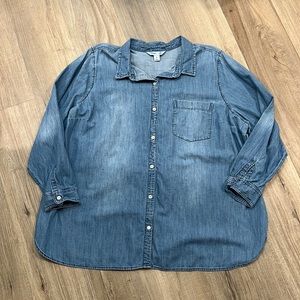 Old Navy Chambray Denim Shirt